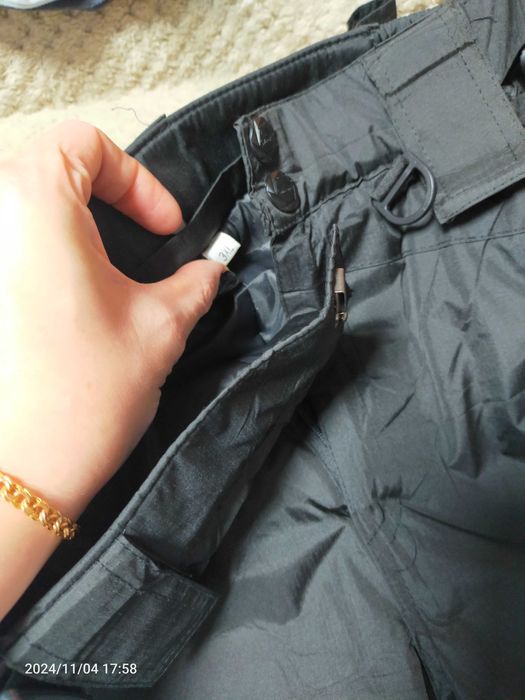 Штаны болоневые чёрные