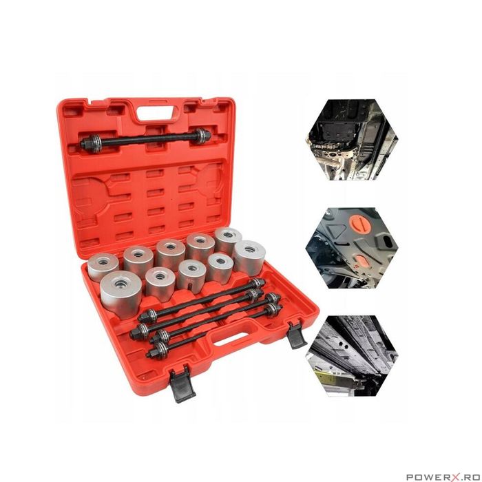 Trusa extractoare, de extragere rulment 27 piese, Verke