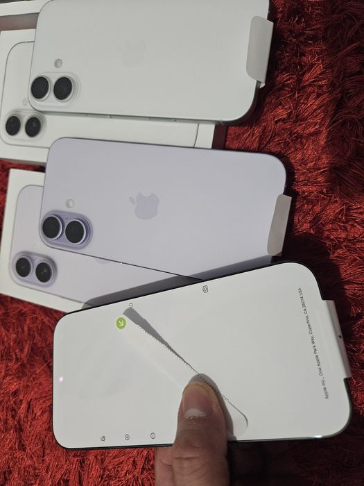 -Iphone 17 Nou 256Gb 12Ram Nefolosit Black Silver Purple Bat: 100%-0 cicluri incarcare cutia completa-desigilata doar pentru poze probe poze reale MDM