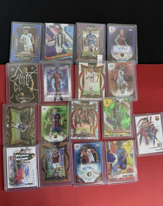 Carduri diverse Topps si Panini numerotae, autografe