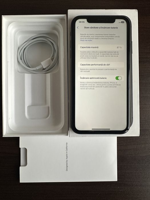 iPhone Xr black ca nou, full box