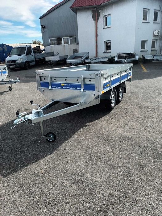 Remorca 750 kg ,2 axe, dimensiuni 260 x 150 cm