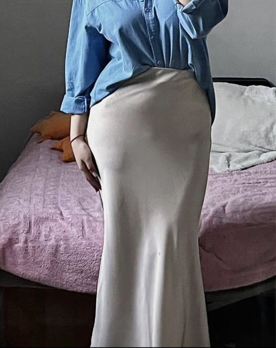 Продам атласную юбку