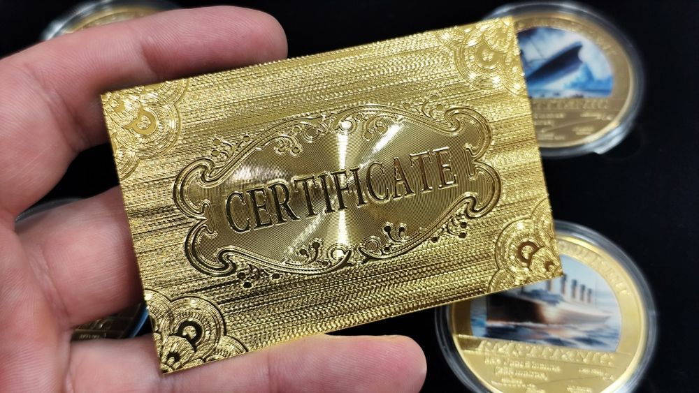 Колекция Монети /  TITANIC  24К Gold