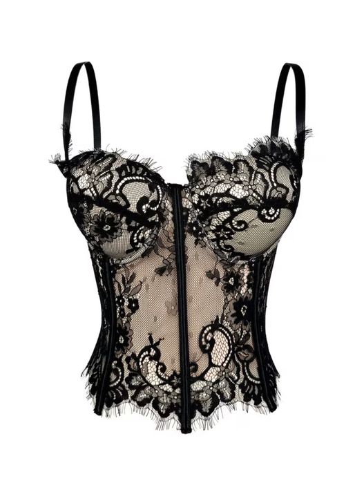 Красив дантелен корсет