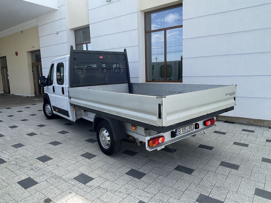 Fiat Ducato Maxi 7 Locuri Cabina dubla cu bena mare maxi