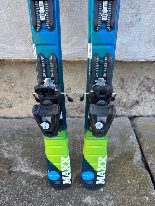 Ski Schiuri Copii Elan Maxx U-Flex 120 cm + Legături Elan EL 4.5 GripWalk