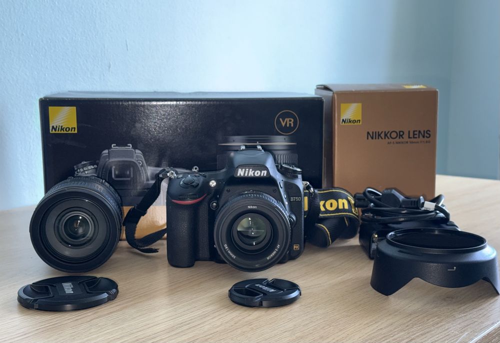 Nikon D750 + 24-120 4G VR kit + AF-S 50mm f/ 1.8G