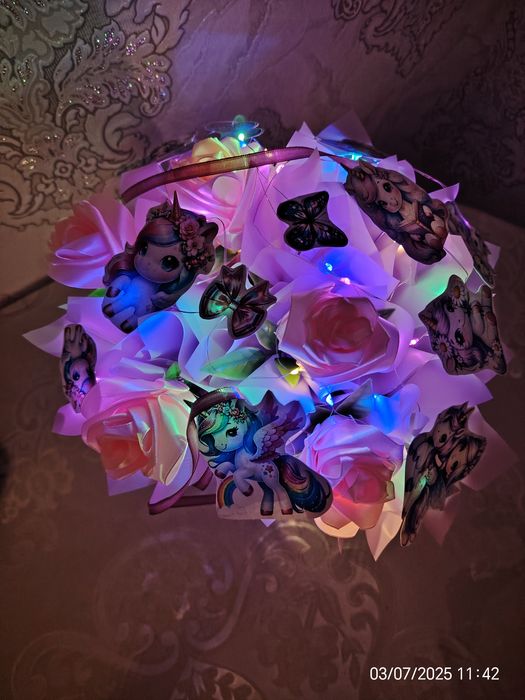 Коробочка с гирляндой