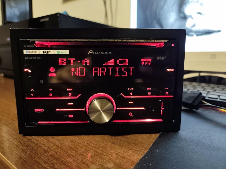 Pioneer fh x840dab Bluetooth usb microfon extern nu Alpine Kenwood Jvc