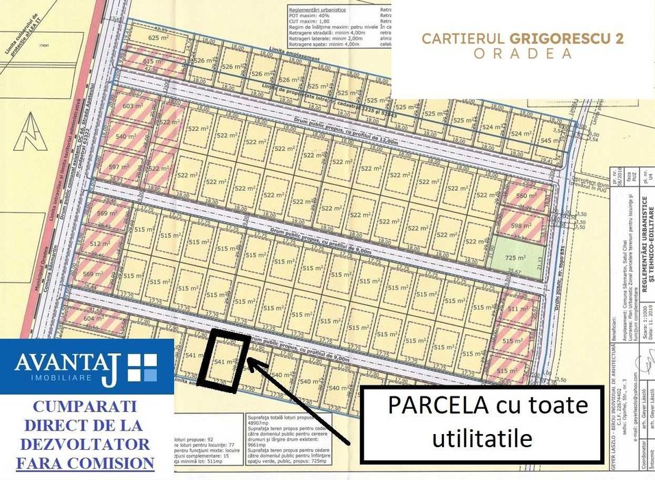 OFERTĂ PROMOȚIONALĂ în cartierul GRIGORESCU 2 Oradea-toate utilitățile