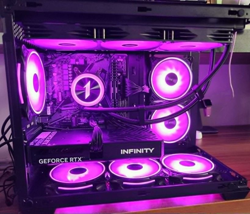 NOU-UNITATE PC Sistem GAMING,AMD Ryzen 7 5700x,32 gb DDR4,RTX 5060,m.2 1TB
