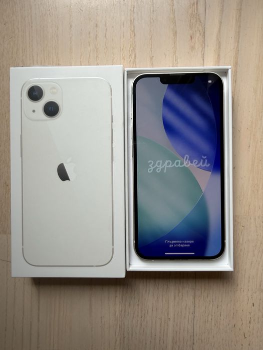 Запазен Iphone 13 + 7 протектора и 6 калъфа