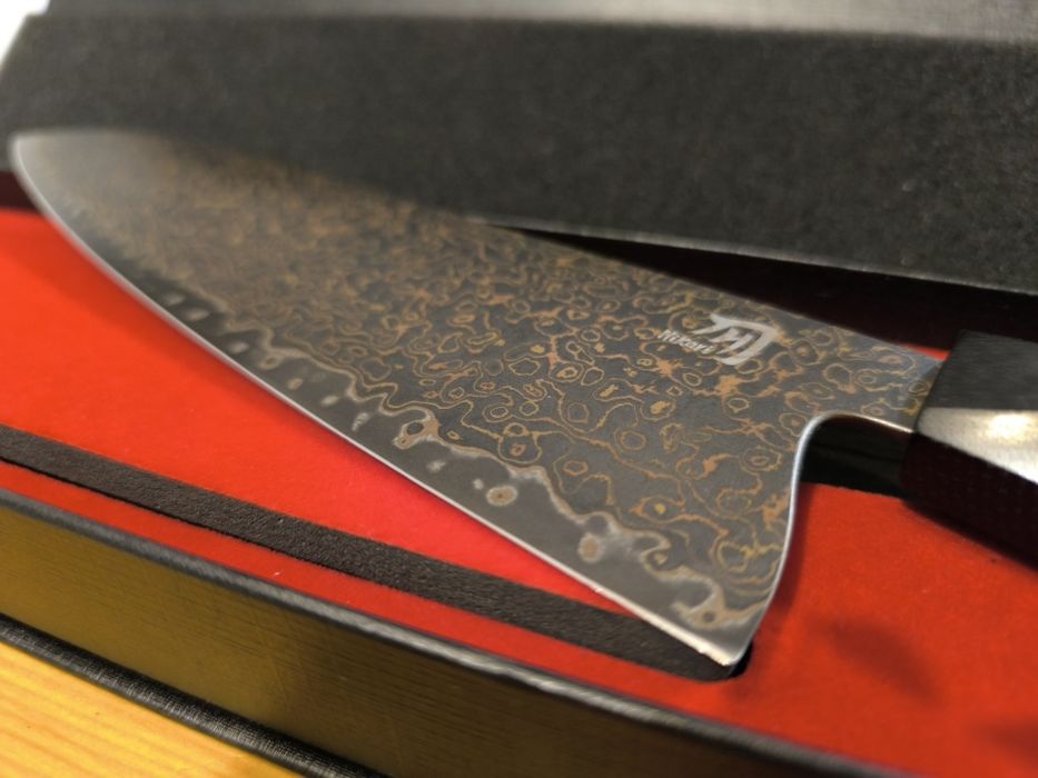 Chef knife (Gyuto) si Utility knife (pairing knife) frima Hikari