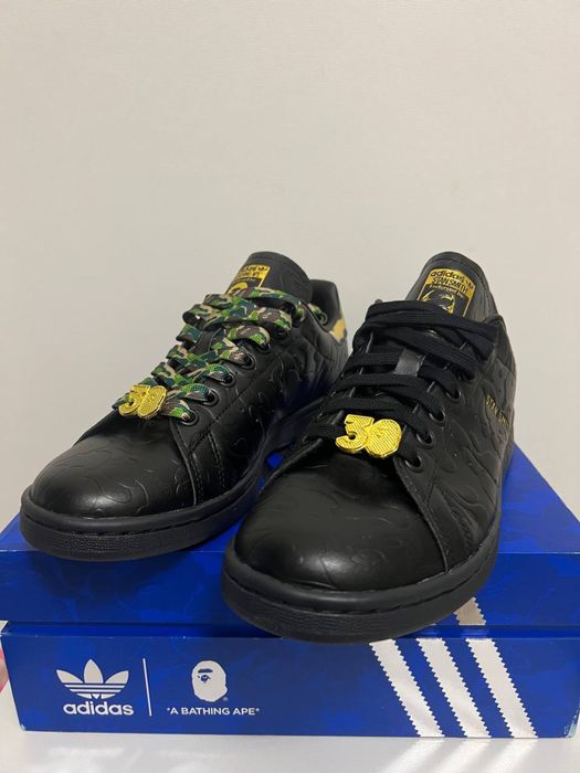 Adidas Stan Smith Bape 30th Anniversary Black