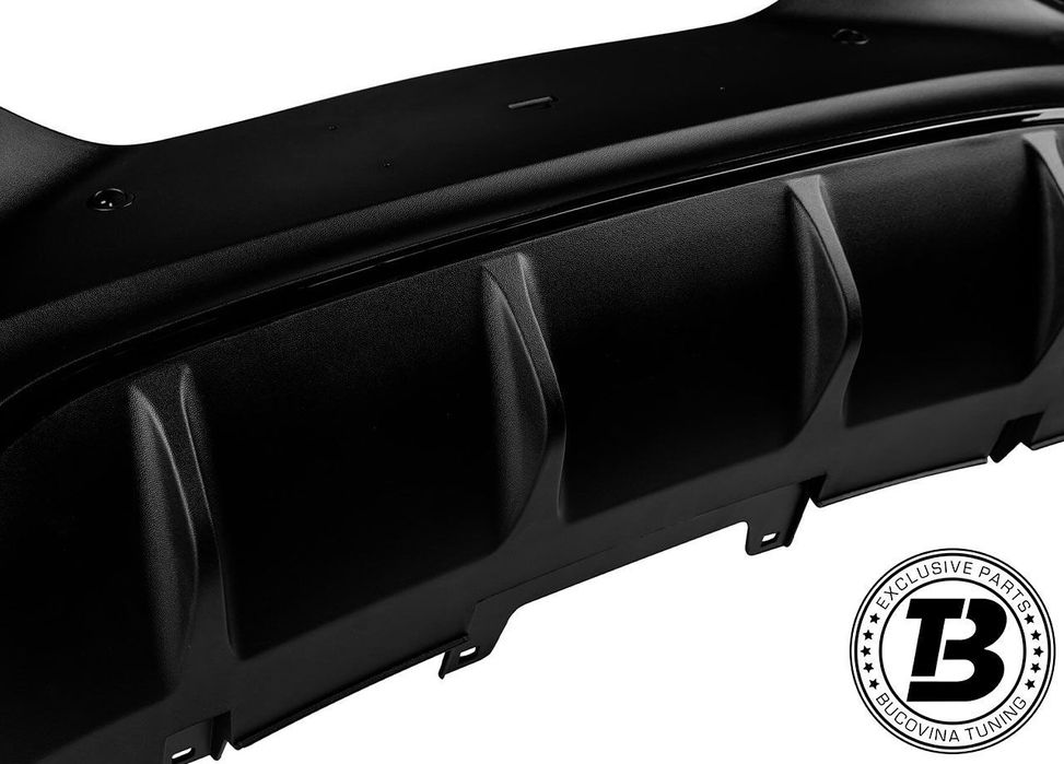 Difuzor Bara Spate cu Ornamente compatibil cu Mercedes GLE Coupe C292 AMG