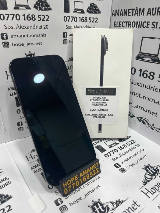 Hope Amanet P1/ iPhone AIR 256 GB Desigilat de proba #40019