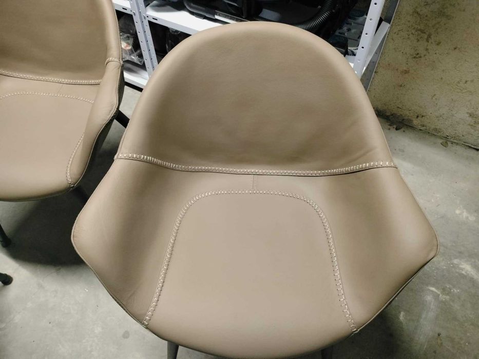 Трапезни столове естествена кожа висок клас