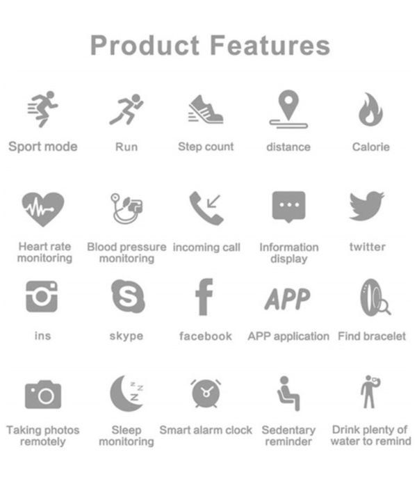 Смарт часовник Фитнес гривна X-tremer