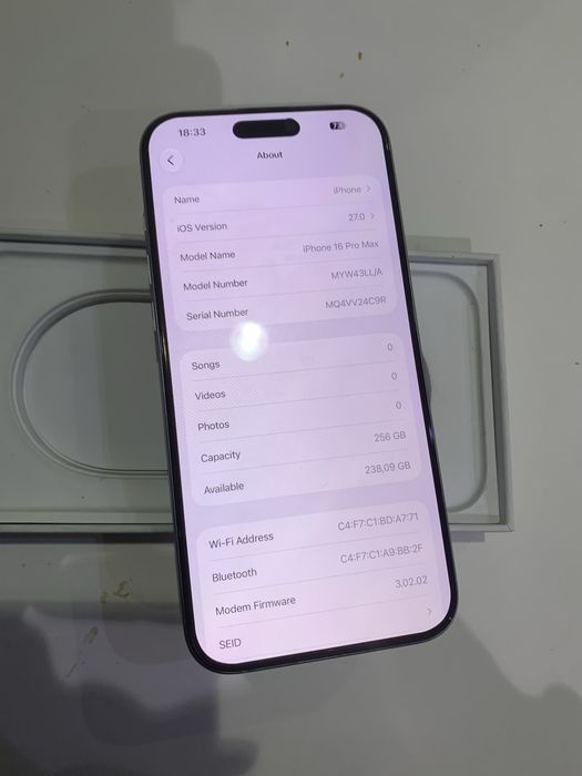 iPhone 16 Pro Max ESIM срочно