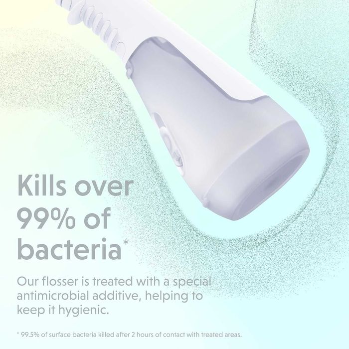ORDO Hydro Sonic Water Flosser, безжичен, 3 настройки на налягането, бял | Пътен воден флосър, USB
