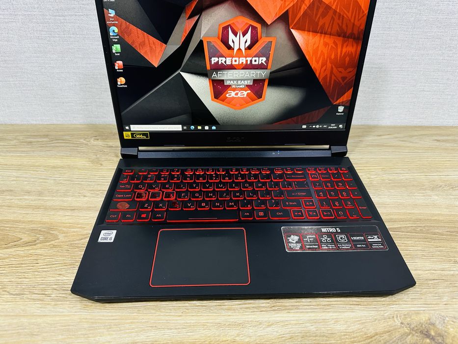 ACER Nitro Core i5-10Gen+RTX3050Ti Топовый Геймерский ноутбук