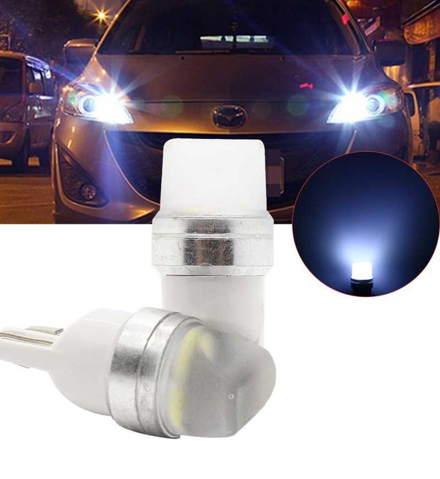 LED 3D крушки габарит, купе,интериор W5W T10 3D