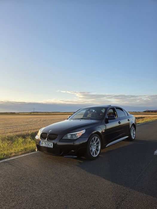 BMW E60 530d M-Paket – Echipare unică / Piele Cognac / HUD / Trapă / Logic7