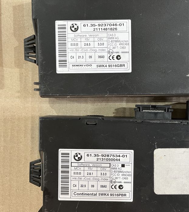 Modul / Calculator control confort CAS 3 BMW