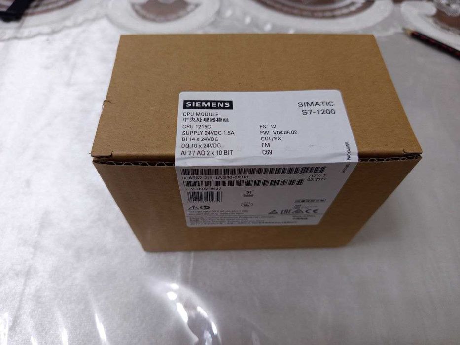 Siemens PLC 1215C DC/DC/DC