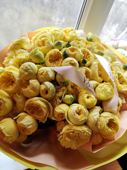 Цветы вчера получила