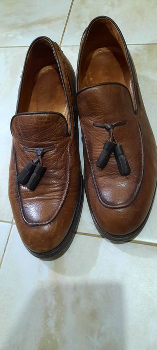 Pantofi piele naturală măsura 41 . Fabricație Italia