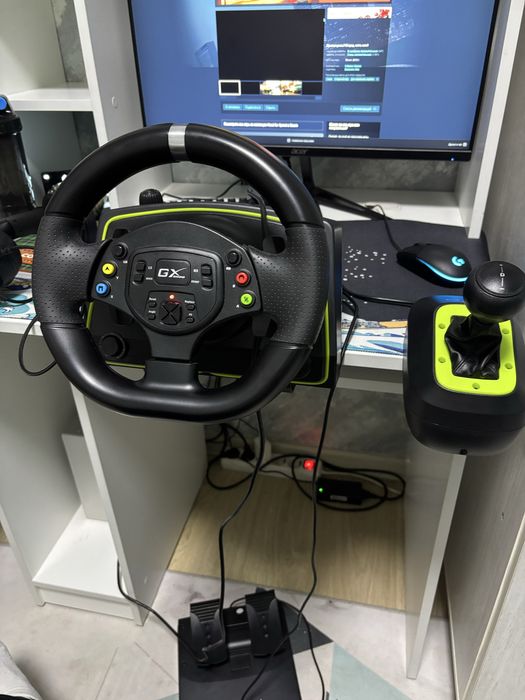 Игровой руль genius speed master x2, 1080градус