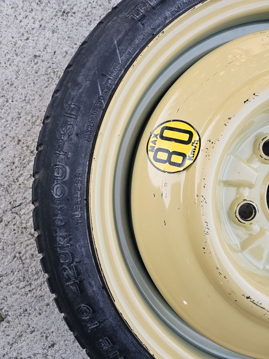 Резервна гума тип патерица 5х110 ф56,6мм 15 цола