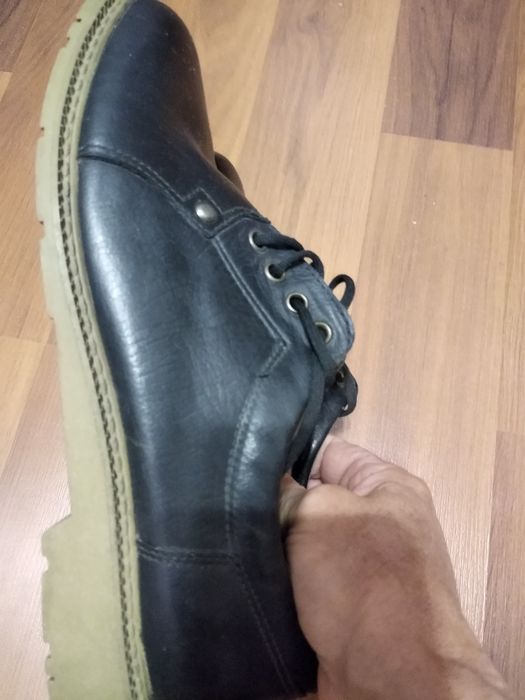 Мужские туфли кожаные.