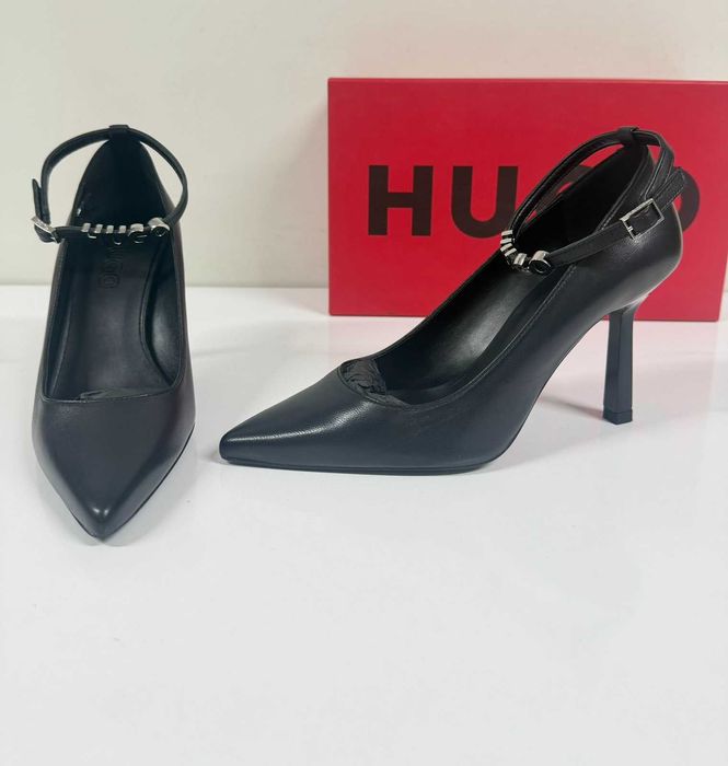 HUGO Ines Pump 90 – Естествена кожа