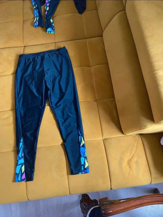 Swim Mulvari Costum baie Burkini, imprimeu geo, imbracaminte araba 1XL