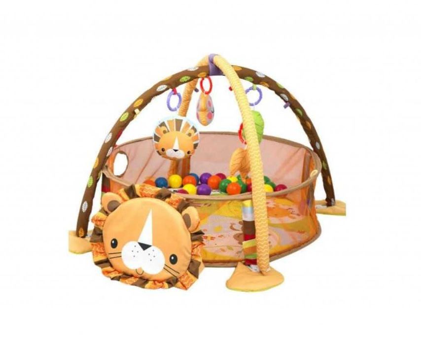 Център/басейн/кошара за игра с матрак за активност и кошара за бебета