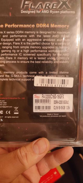 G.skill flare x f4-3200c16d