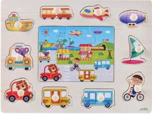 Детски дървен пъзел