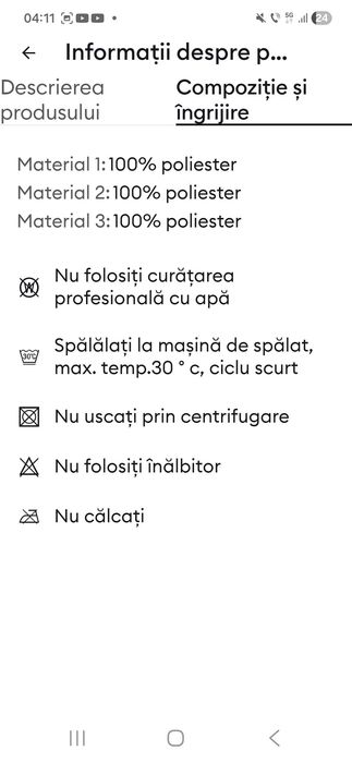 Vand jacheta dama umplutura poliester, de iarna, XXL, cu eticheta