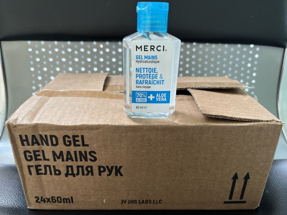Антисептик гель для рук MERCI 60 ml европейский