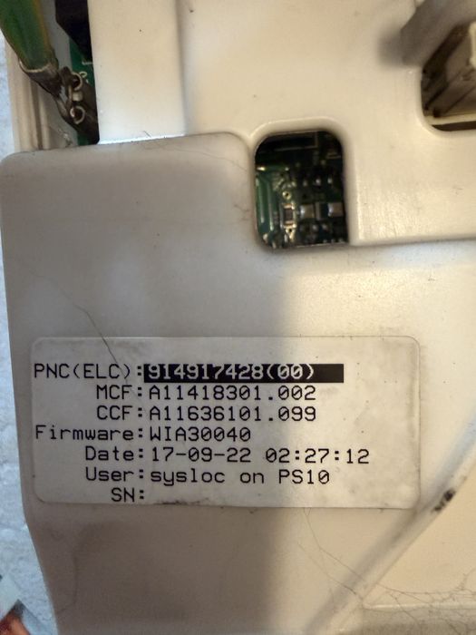 Платки от пералня електролукс