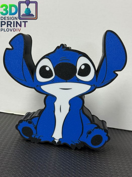 3D Лампа Stitch