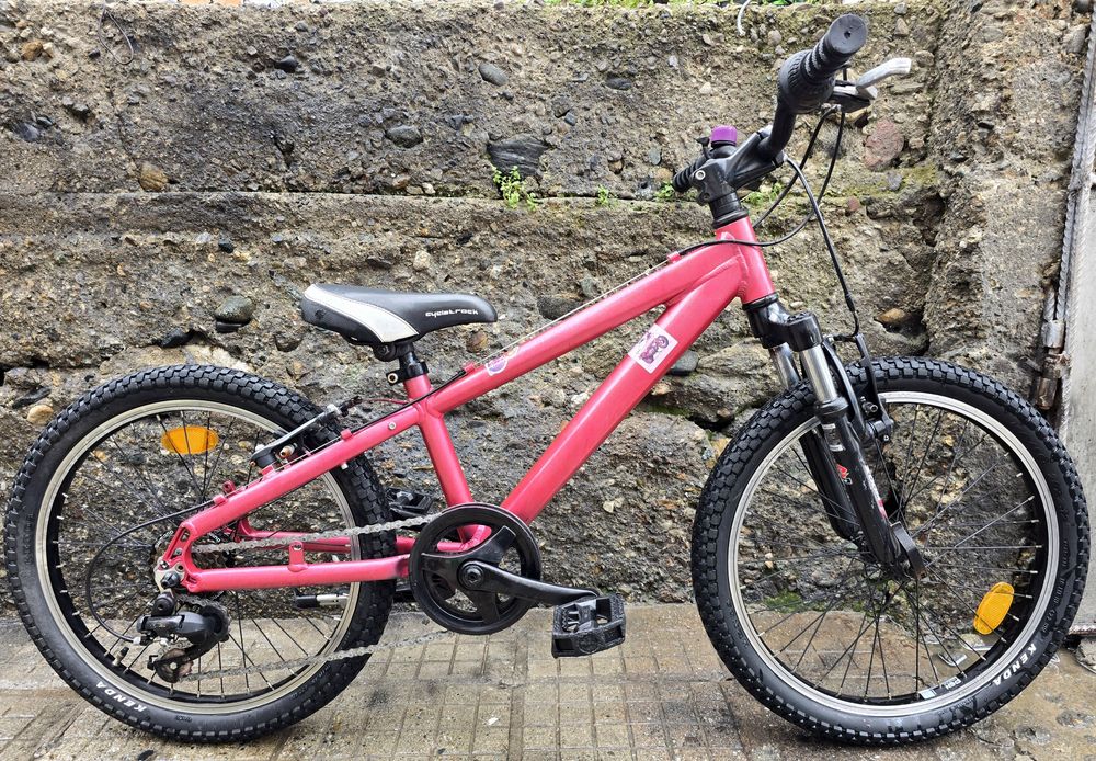 Алуминиев 20 цола велосипед Детски за момиче 6 скорости Обслужен