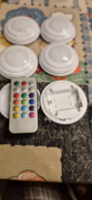 Декоративни лед светлини 6 бр. с дистанционно