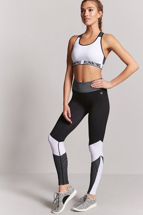 Colanti sport color block fara cusaturi