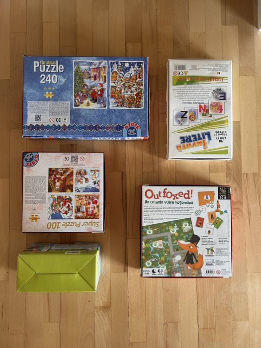 Lot complet jocuri educative și puzzle-uri | Preț avantajos!!