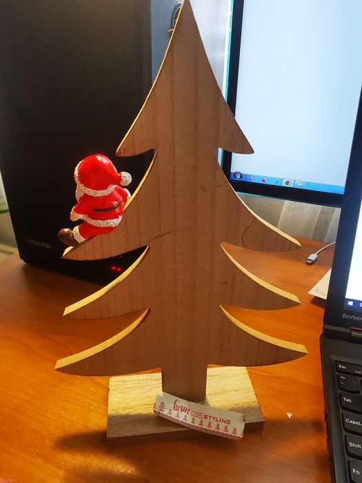 Decorațiune Brad de lemn de Craciun / Brad de Craciun