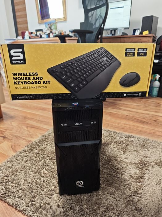 PC Desktop - Calculator Intel i7-4790K, 16GB RAM,500GB HDD, Radeon R7 250 2GB GDDR5, 630W + Bonus Kit Wireless Mouse și Tastatura